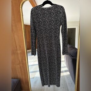 Principles Black and White Polka Dot Dress